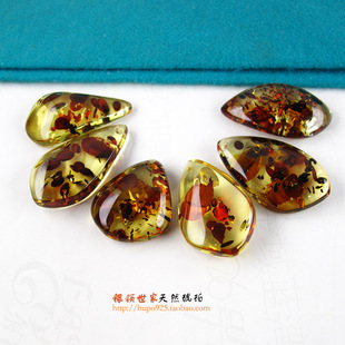  超值 多款 精美红花珀项坠 天然波兰琥珀原石吊坠 送顶珠 假1罚10