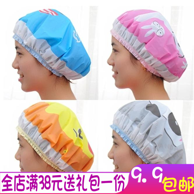 化妆护理帽可爱卡通洗澡浴帽 日式防水沐浴帽洗头帽厨房放油烟帽在类目 家庭/个人清洁工具, 个人洗护清洁用具, 浴帽中 - 来自Buy2taobao.com提供专业的淘宝代购服务