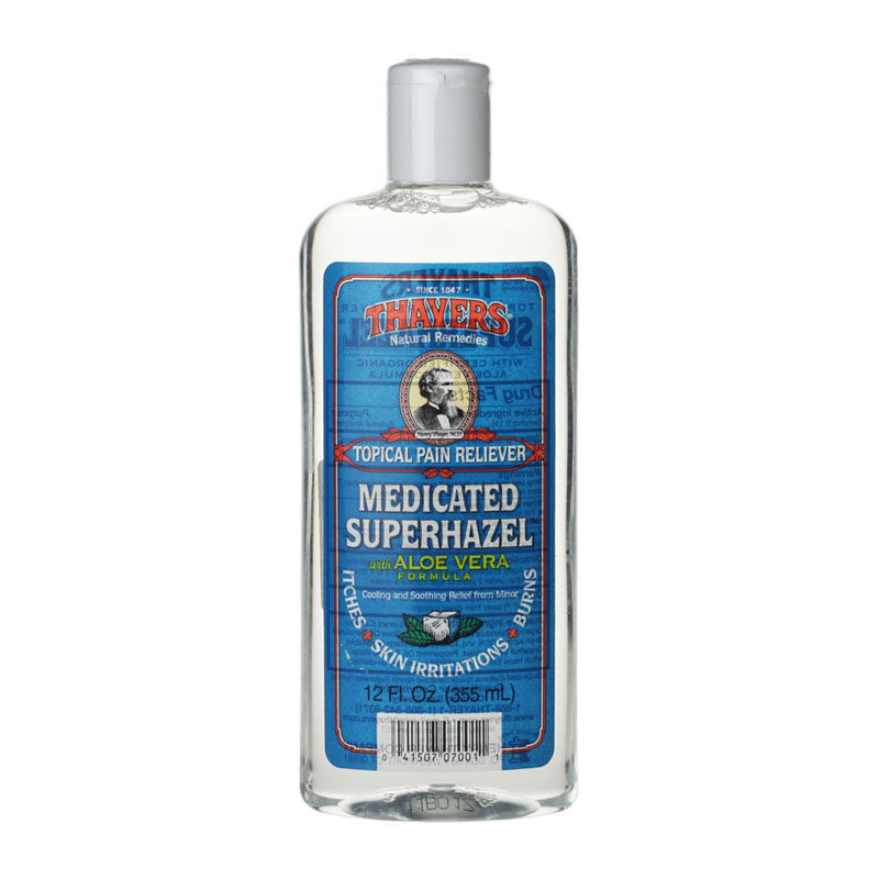 美国Thayers金缕梅薄荷爽肤收敛水 祛痘消炎 355ml　