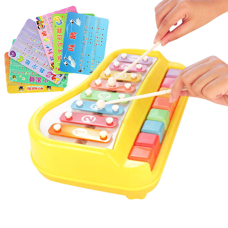 宝宝八音手敲琴小木琴婴儿幼儿童益智敲打玩具音乐钢琴1-2岁8个月|ruв категории игрушка/коляска/головоломка/блоки/модель, ЕЭК/интеллектуальные игрушки, ЕЭК машина/немного читать, учиться - от Buy2taobao.com для оказания профессиональной услуги покупки агента Taobao