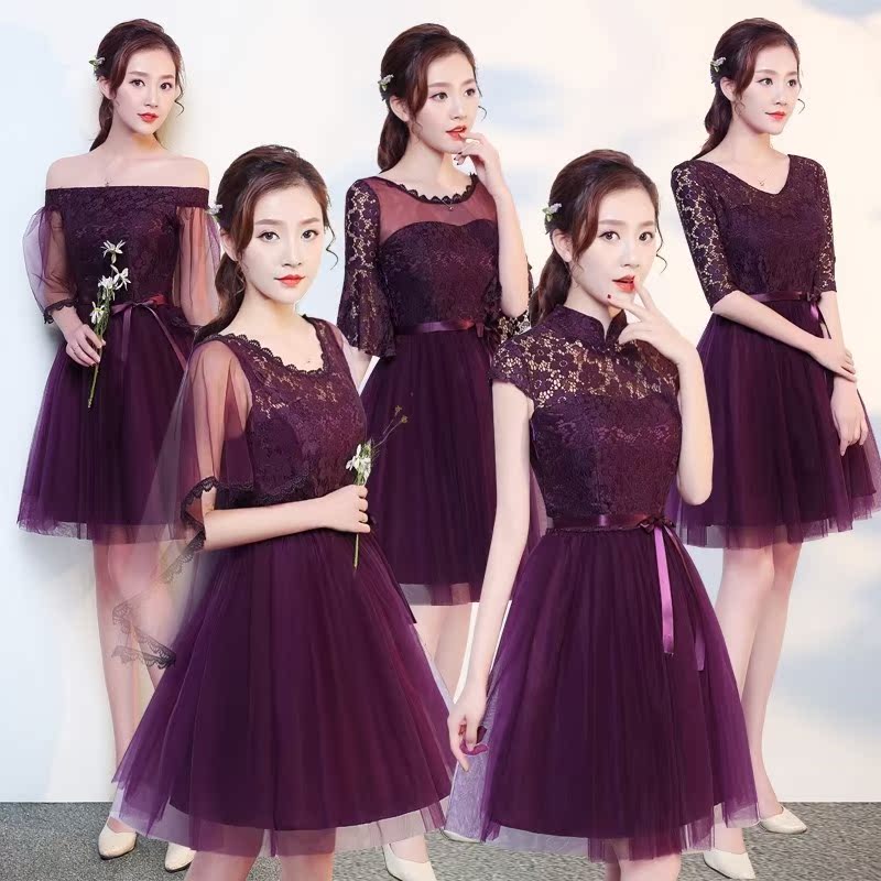Bridesmaid Dresses 2018 new pattern Spring and summer Korean Edition Long sleeve Costume grey have cash less than that is registered in the accounts Sister skirt Bridesmaid full dressin the Women's clothing/Boutique , Wedding/Cheongsam/Formal dress , Formal dress/Evening category - from Buy2taobao.com to provide professional Taobao agent buy service
