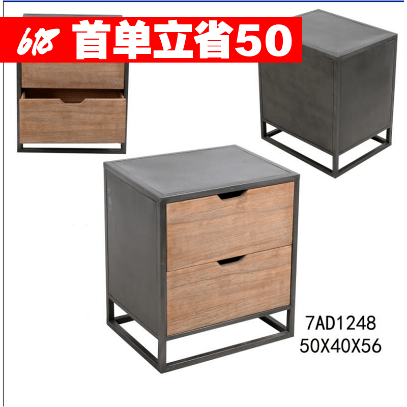American style Iron Small apartment a living room solid wood TV Cabinet Storage Storage cabinet Cabinet bedroom multi-function Wooden cabinetin the Residential furniture , Cabinet , TV cabinet category - from Buy2taobao.com to provide professional Taobao agent buy service