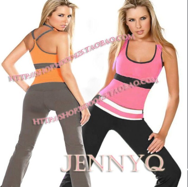 新款特價!廠家直銷JennyQ健身服/健美/跳操/肚皮舞/瑜伽服在類目 運動/瑜伽/健身/球迷用品, 舞蹈/健美操/體操, 健美操, 健美操套裝中 - 來自Buy2taobao.com提供專業的淘寶代購服務