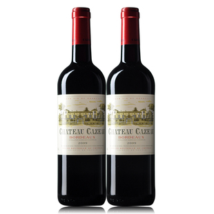  马贡金奖 法国进口红酒 波尔多AOC红酒 凯撒酒庄干红葡萄酒2支装