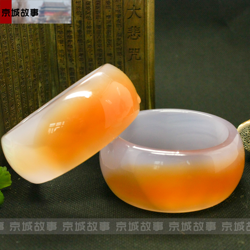 京城故事 加宽加厚原色无烧水墨灵性水草玉髓镯子 玉髓玛瑙手镯 京城故事 加宽加厚原色无烧水墨灵性水草玉髓镯子 玉髓玛瑙手镯