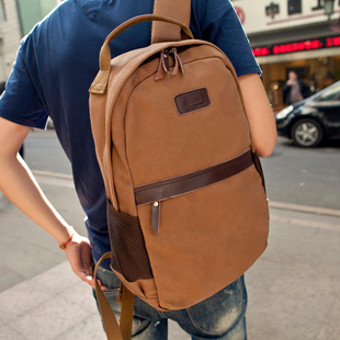  逸枫特价 帆布包双肩包电脑包运动包学生书包旅行包 韩版男士包包