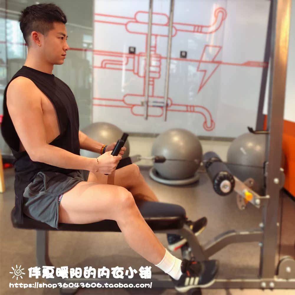 伴夏暖阳 男士健身运动跑步锻炼休闲个性纯棉弹力背心潮002|msdalam kategori sukan/pakaian kasual, 运动内衣, 运动背心 - dari Buy2taobao.com untuk memberikan perkhidmatan ejen Taobao profesional membeli