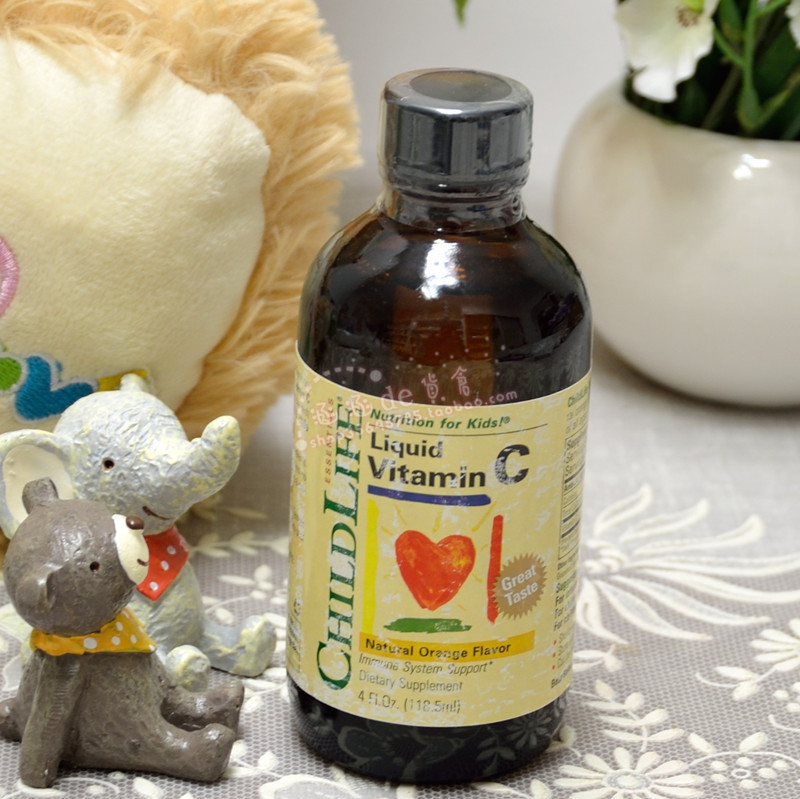 美国ChildLife婴幼儿纯天然维生素C\/VC\/维C补