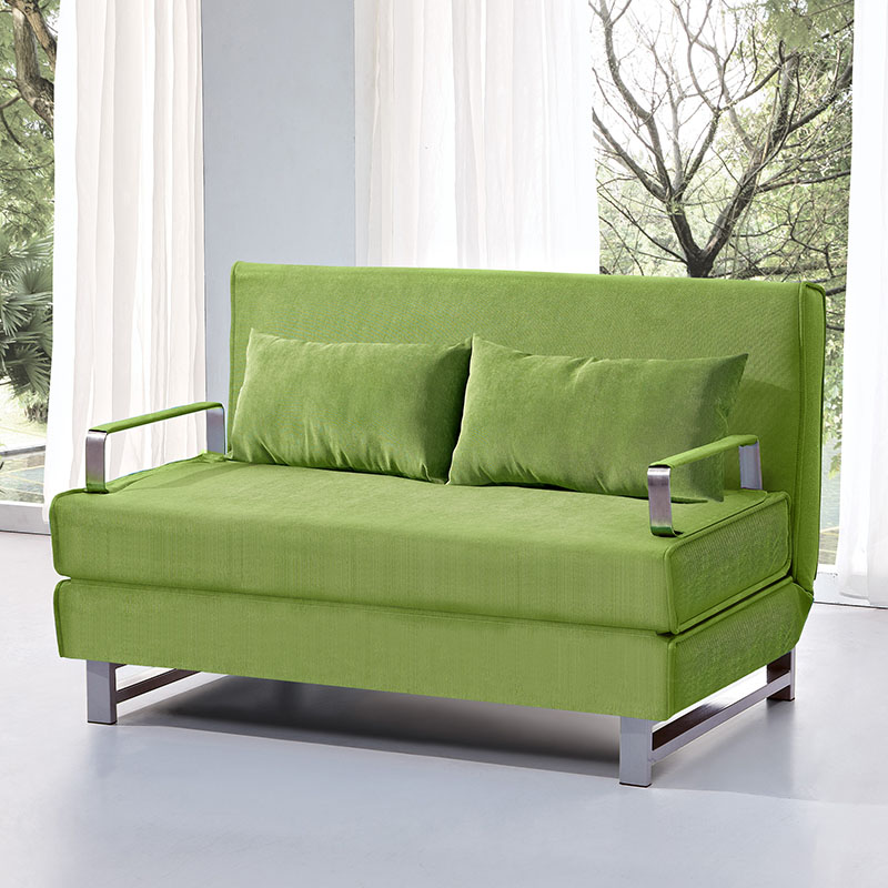 简约现代折叠沙发床1.5 1.2米 宜家布艺小户型沙发床双人 单人