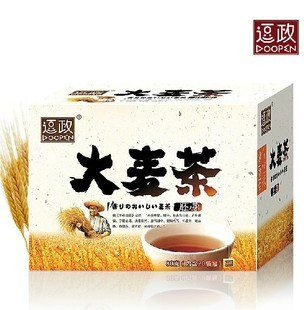  逗政 大麦茶 养生茶保健茶 优质胚芽烘焙型袋泡茶 80(146)g