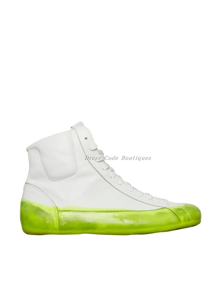 UK Shopping 19 Spring and summer RBRSL Men's white Calfskin Fluorescent Green Sol Gaobang Frenum gym shoesin the Men's Shoes, High shoes category - from Buy2taobao.com to provide professional Taobao agent buy service