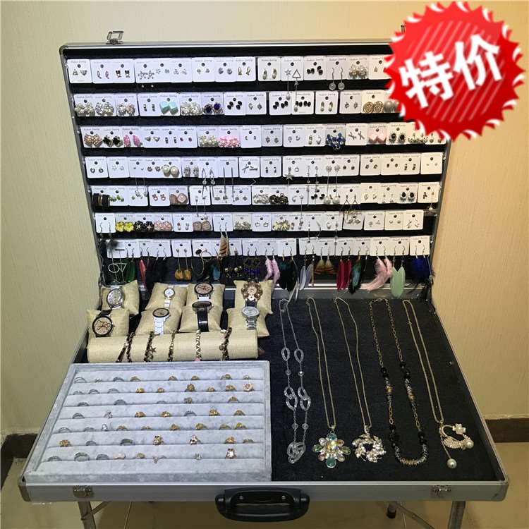 Stall up tool Stall case Jewelry Box jewelry Street vendor Storage Exhibition goods shelves Folding table Portable Stall upin the Accessories/Fashion Jewelry, Jewelry storage , Jewelry Box category - from Buy2taobao.com to provide professional Taobao agent buy service