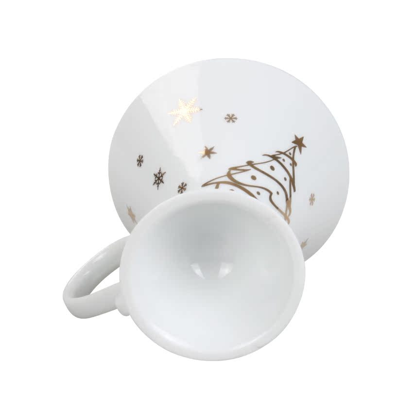 圣铭欧式陶瓷咖啡杯 带勺带杯垫  