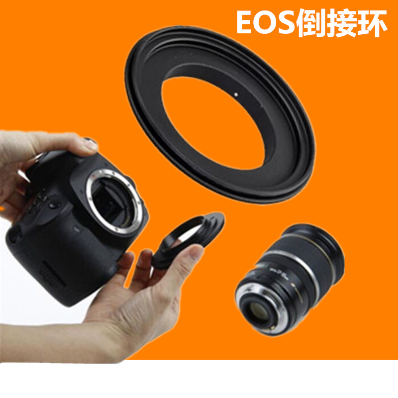 适用佳能相机eos卡口反接50/52mm镜头反接环镜头保护环近摄微距环|ruв категории Цифровые аксессуары, зеркальные/один электрический фотокамера аксессуары, объектив Приложение, адаптер кольцо - от Buy2taobao.com для оказания профессиональной услуги покупки агента Taobao