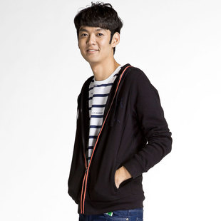 森马semir 春装新款男装连帽卫衣 韩版拉链男装外套 原239元