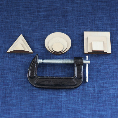 扎染夹染工具几何夹板 植物染草木染DIY染色用品 手作课程体验