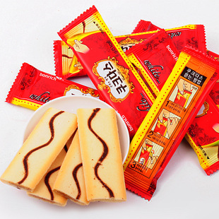  韩国进口零食饼干 CROWN可拉奥奶油蛋卷 可瑞安宝瑞淇 大盒144g
