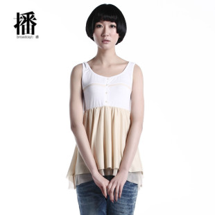  播专柜正品牌女装春装蒲公英的终点站 韩版无袖小吊带背心