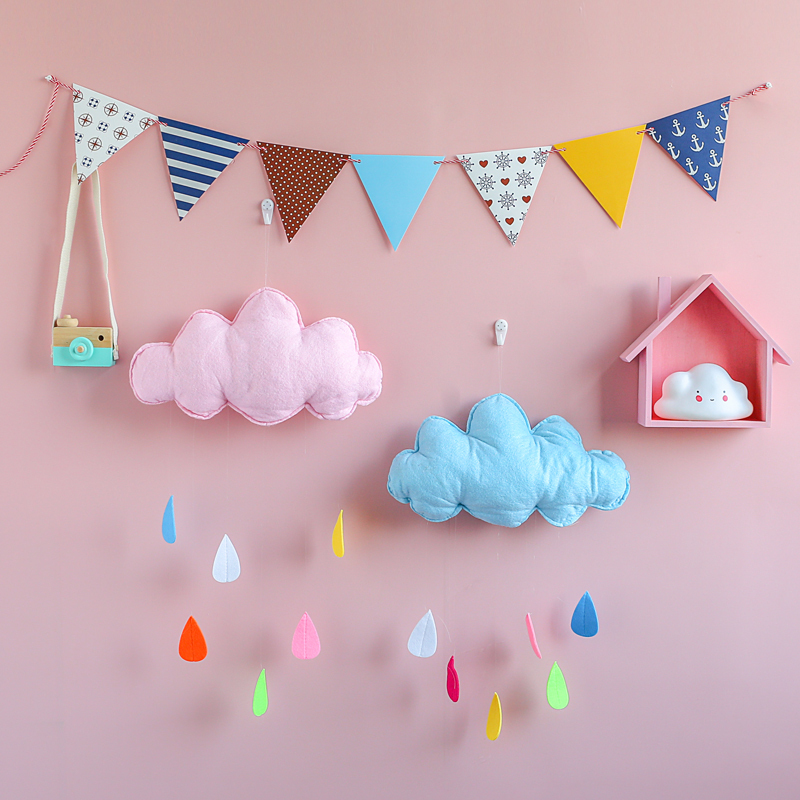 Northern Europe Wall decoration three-dimensional Flaky clouds Creative home metope ornament Wall stickers Wall hanging Tent Jewelryin the Home accessories , Mural category - from Buy2taobao.com to provide professional Taobao agent buy service