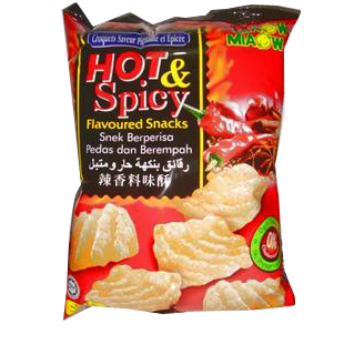  马来西亚 进口膨化食品 超好吃的 妙妙辣香料味鲜酥薯片 60g