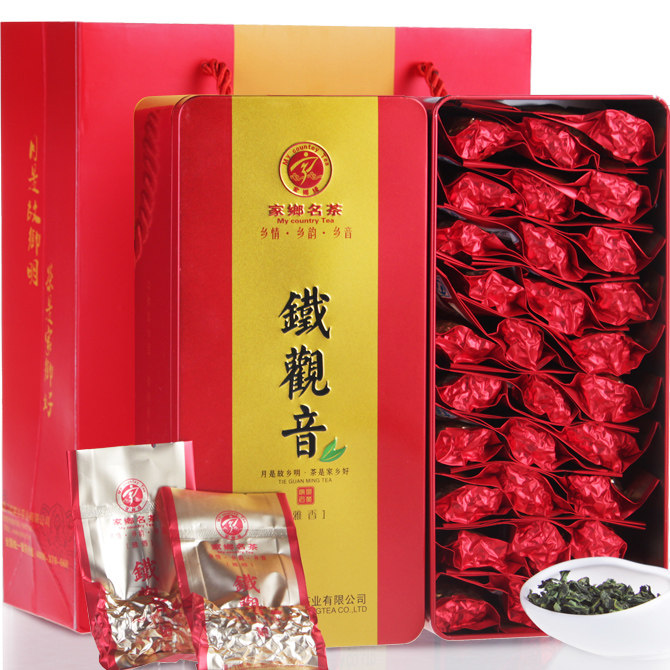 【买一送一】铁观音 特级 茶叶 春茶 安溪铁观音 乌龙茶 共500克