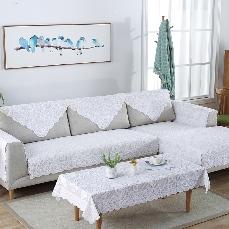 thickening Lace Solid sofa Sling Four seasons Fabric art dustproof Handrails towel close together tea table head-cover or veil for the bride at a weddingin the Home Fabric , Cushion/Cushion/Sofa cushion , Sofa cushion category - from Buy2taobao.com to provide professional Taobao agent buy service