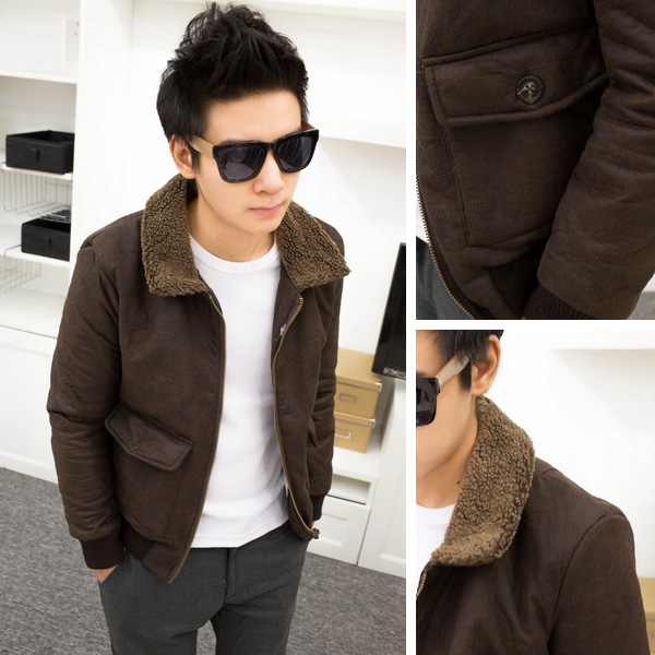 潮男装秋冬装厚新品...