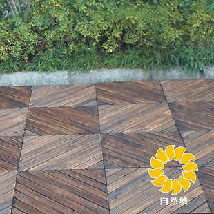 Idyllic village Carbonized wood Garden Anticorrosive Carbonize balcony outdoors Mosaic Terrace floor Box Thickness 3in the Decoration main material , Floor , Solid wood flooring category - from Buy2taobao.com to provide professional Taobao agent buy service