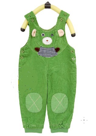 013-02童装背带裤连体裤纸样裁剪图纸11实物