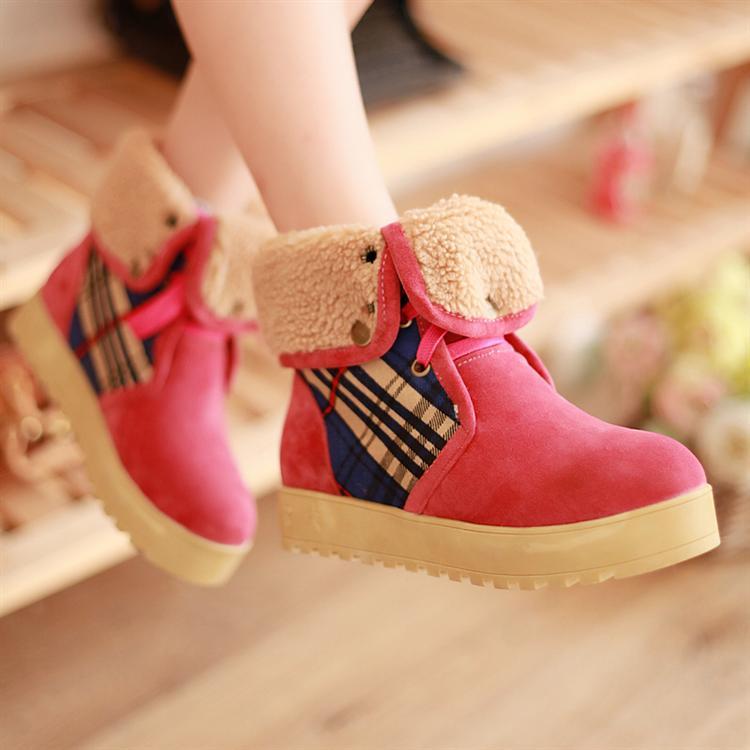 休闲内加绒新款雪地靴...