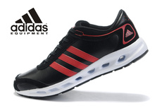 Демисезонные ботинки adidas/阿迪达斯正品男鞋 皮面 清风避震阴阳 时尚跑鞋休闲鞋