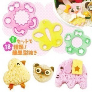  神奇大变脸 可爱便当表情模具 寿司饭团模具 厨房美食DIY 3件套