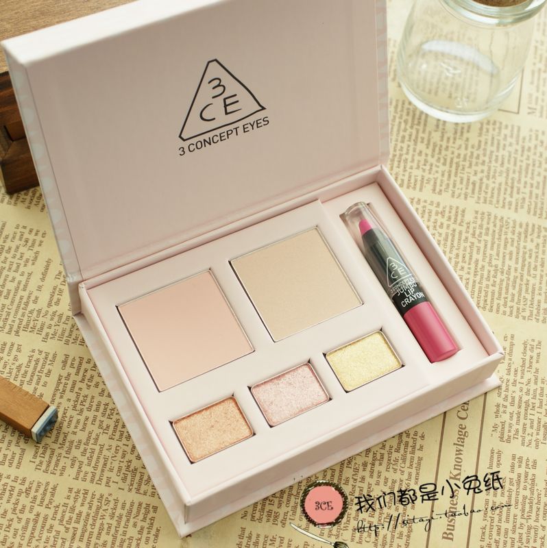 包邮现货韩国代购stylenanda2013新品3ce限量冰淇淋粉色彩妆盒 包邮现货韩国代购stylenanda2013新品3ce限量冰淇淋粉色彩妆盒