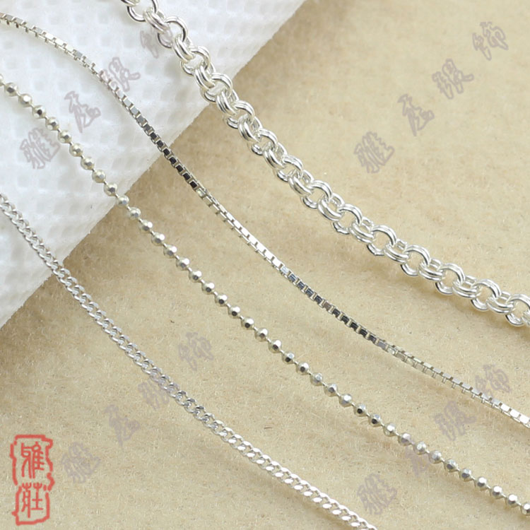 雅莊 925純銀項鏈 鏡面 側身 意大利盒子鏈 散銀鏈半成品1米在類目 飾品/流行首飾/時尚飾品新, DIY配件, 鏈條中 - 來自Buy2taobao.com提供專業的淘寶代購服務