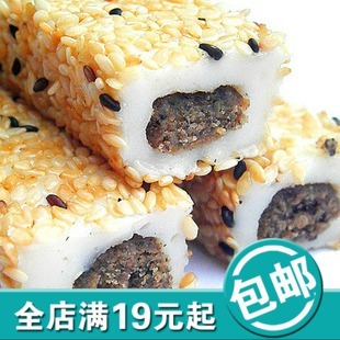  台湾特产进口食品三叔公雪之恋手造麻糬芝麻味麻薯180g克糕点点心