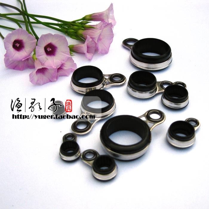 渔歌子渔具-DIY手竿改矶竿导环 鱼杆过线环 鱼