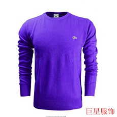 Свитер мужской 2013lacoste чистый цвет экипажа