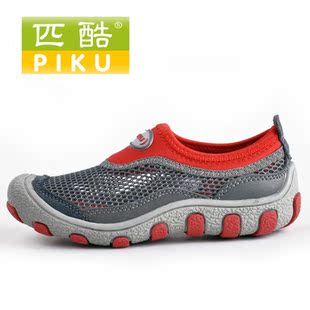  包邮全镂空单层网透气儿童鞋 包头护脚一脚登外贸男童运动凉鞋！