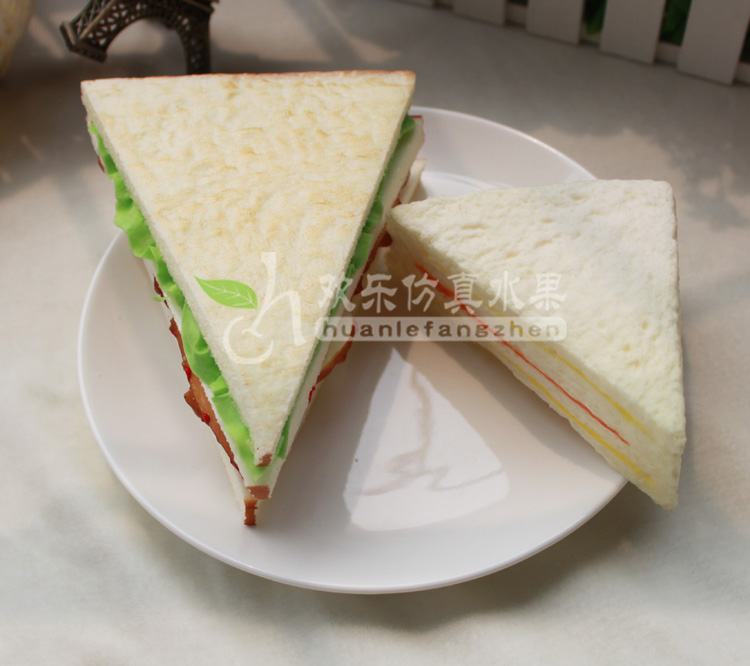 simulation food bread Model PU Fake bread Sandwich Sandwiches cupboard Home Furnishing decoration The hotel decorin the Toy/Childs/Puzzle/Building block/Model , Simulation/Play house toys , Simulation of fruits and vegetables/Food category - from Buy2taobao.com to provide professional Taobao agent buy service