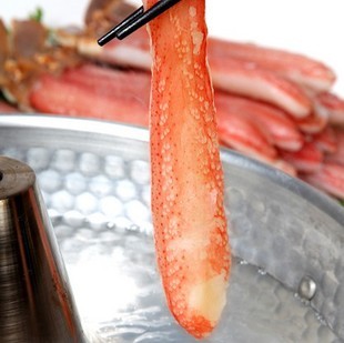  《新鮮馆》 鳕蟹棒肉  蟹足棒 螃蟹肉戴壳 鲜嫩鳕蟹 海鲜料理食材