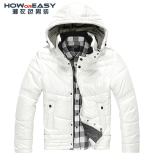  howoreasy男装冬装外套 男士韩版棉服棉袄 加厚潮男款棉衣外套