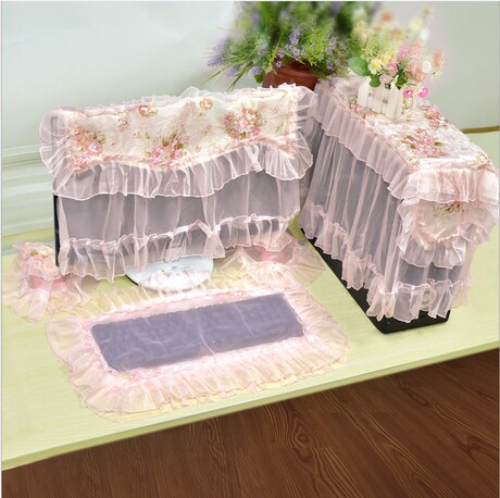 Чехол для кулера 包邮时尚蕾丝田园饮水机罩 简欧饮水机套 饮水机防尘罩2件套 套件 ysj0568