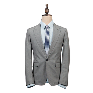 聚 GXG专柜正品 新款男士黑白格商务西服修身款#11101018