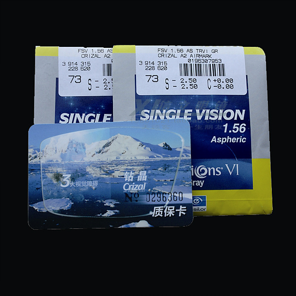 依视路 1.74丽耐全视线第六代最薄变色近视镜