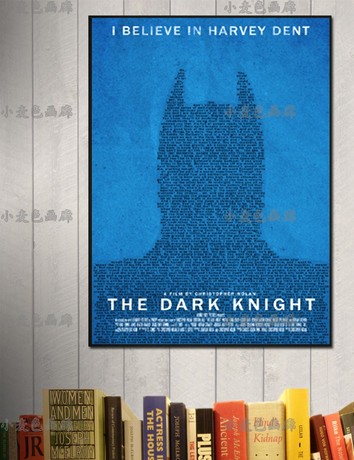 【小麦色画廊】动感英雄人物标志蝙蝠侠 装饰