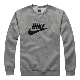  春季新品耐克/Nike男士冬卫衣韩版抓绒加厚圆领套头情侣卫衣