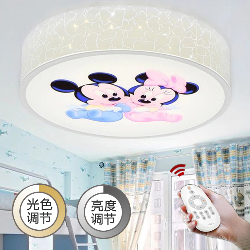 led Master bedroom romantic Warm Cartoon Mickey Lighting Children's Room Ceiling lamp Boys and girls Room lamps and lanternsin the Decoration main material , Lamps , Ceiling category - from Buy2taobao.com to provide professional Taobao agent buy service