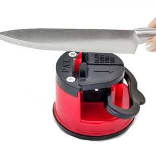 厨房必备带吸盘快速磨刀器 钨钢磨刀工具