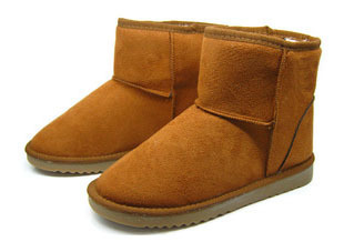  【天天特价】包邮雪地靴男女棉鞋牛筋底低筒平底毛毛短靴子