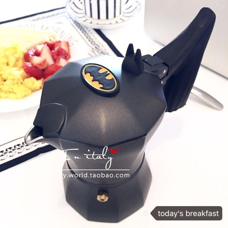 意大利创意限量款 华纳兄弟BATMAN蝙蝠侠意式经典摩卡咖啡壶|msdalam kategori pinggan mangkuk, kopi, periuk kopi - dari Buy2taobao.com untuk memberikan perkhidmatan ejen Taobao profesional membeli